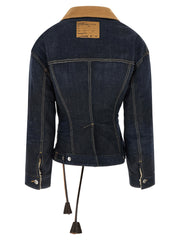 Dsquared² Blue Cotton Denim Jacket