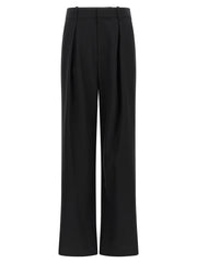 MM6 Maison Margiela Black Polyester Casual Pants