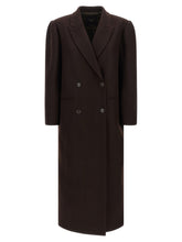 Twinset Brown Wool Coat
