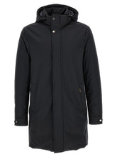 MooRER Blue Wool Parka