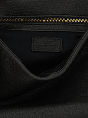 PINKO Black Lamb Leather Shoulder Bag