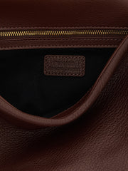 PINKO Brown Lamb Leather Shoulder Bag