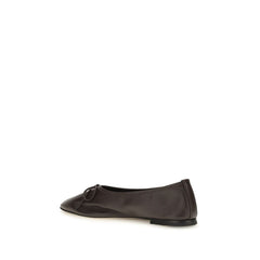 Dear Frances Brown Calf Leather Bos Taurus Ballet Flats