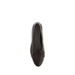 Dear Frances Brown Calf Leather Bos Taurus Ballet Flats