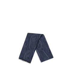 Etro Blue Modal Scarf