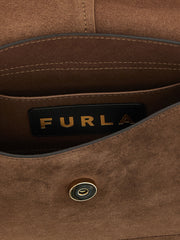 Furla Brown Calfskin Handbag