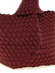 NAGHEDI Red Polyester Clutch Bag