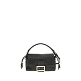 Fendi Black Lamb Ovis Aries Aries Shoulder Bag
