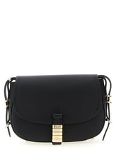 PINKO Black Calfskin Crossbody Bag