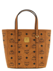 MCM Brown Polyethylene Tote Bag