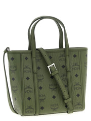 MCM Bicolor Polyethylene Tote Bag