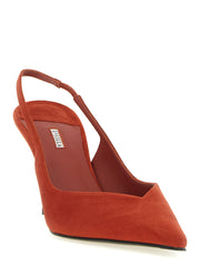 LE SILLA Blue Lambskin High Heel Pumps