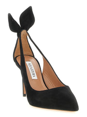 Aquazzura Black Calfskin High Heel Pumps
