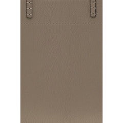 Fendi Beige Calf Leather Bos Taurus Shoulder Bag