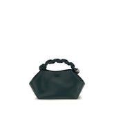 Ganni Bicolor Recycled Leather Shoulder Bag