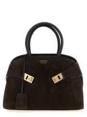 Ferragamo Brown Goatskin Handbag