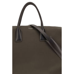 Saint Laurent Brown Calf Leather Bos Taurus Handbag