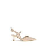 Fendi Beige Calf Leather Bos Taurus Pumps