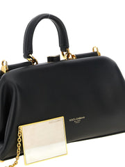 Dolce & Gabbana Black Lamb Leather Handbag