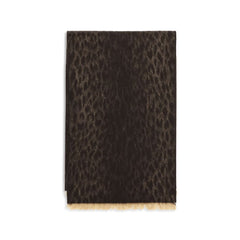 Gucci Brown Wool Oves Aries Scarf