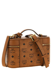 MCM crossbody bag in brown polyethylene