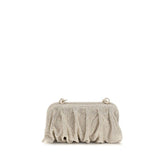 Benedetta Bruzziches Silver Aluminum Clutch Bag