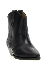 Isabel Marant Black Calfskin Chelsea Boots