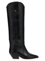 Isabel Marant Black Calfskin Chelsea Boots