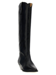 Isabel Marant Black Calfskin Chelsea Boots