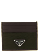 Prada Bicolor Recycled Polyamide Cardholder