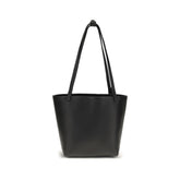 The Row Black Calf Leather Bos Taurus Shoulder Bag