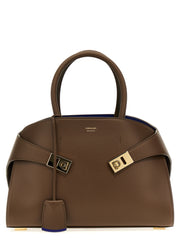 Ferragamo Brown Calfskin Handbag