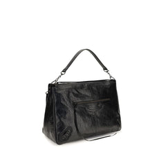 Balenciaga Black Lamb Ovis Aries Shoulder Bag