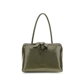 The Attico Bicolor Calf Leather Bos Taurus Shoulder Bag