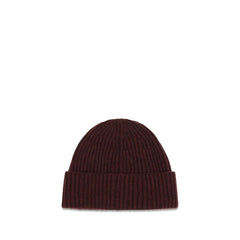 Brunello Cucinelli Bordeaux Cashmere Beanie