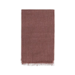 Brunello Cucinelli Bordeaux Cashmere Foulard