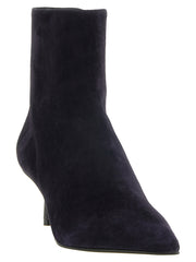 LE SILLA Blue Lambskin Ankle Boots