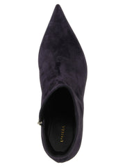 LE SILLA Blue Lambskin Ankle Boots