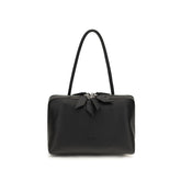 The Attico Black Calf Leather Bos Taurus Shoulder Bag