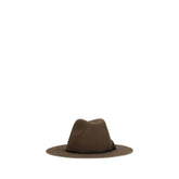 Brunello Cucinelli Brown Eco Fabric Fedora