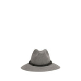 Brunello Cucinelli Gray Eco Fabric Fedora