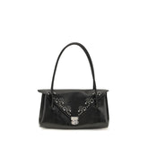 Marni Black Calf Leather Bos Taurus Shoulder Bag