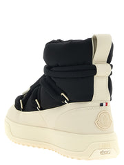 Moncler Black Polyamide Lace-Up Boots