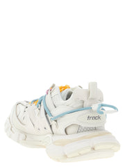 Balenciaga White Polyethylene Athletic Sneakers