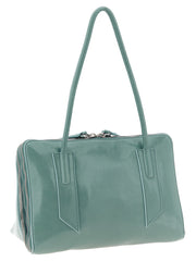 The Attico Blue Calfskin Shoulder Bag