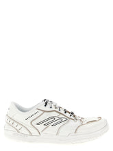 Balenciaga White Calfskin Athletic Sneakers