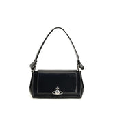 Vivienne Westwood Black Calf Leather Bos Taurus Handbag