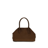 THEMOIRè Brown Suede Leather Handbag
