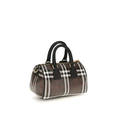 Burberry Brown Cotton Shoulder Bag