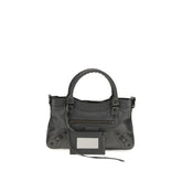 Balenciaga Gray Lamb Ovis Aries Shoulder Bag